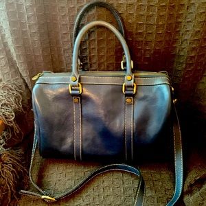 Floto Italian leather Boston Bag Satchel crossbody